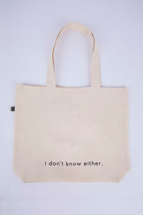 Bolsa de tela ECO IDKE Tote Bag