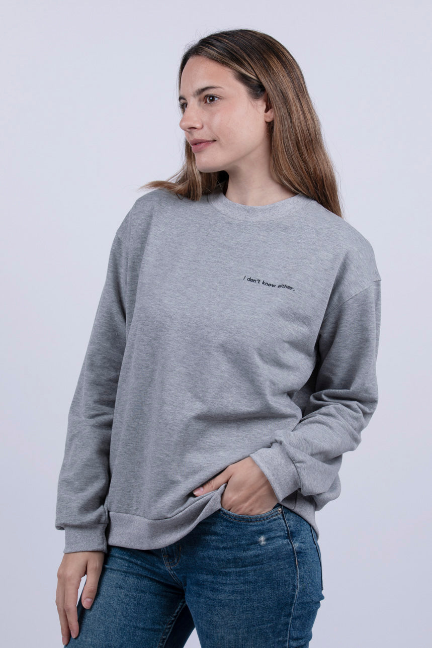 Sudadera ética 100% algodón IDKE Sweater