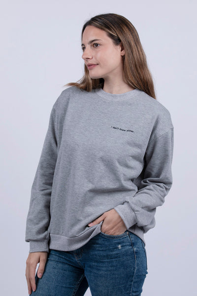 Sudadera ética 100% algodón IDKE Sweater