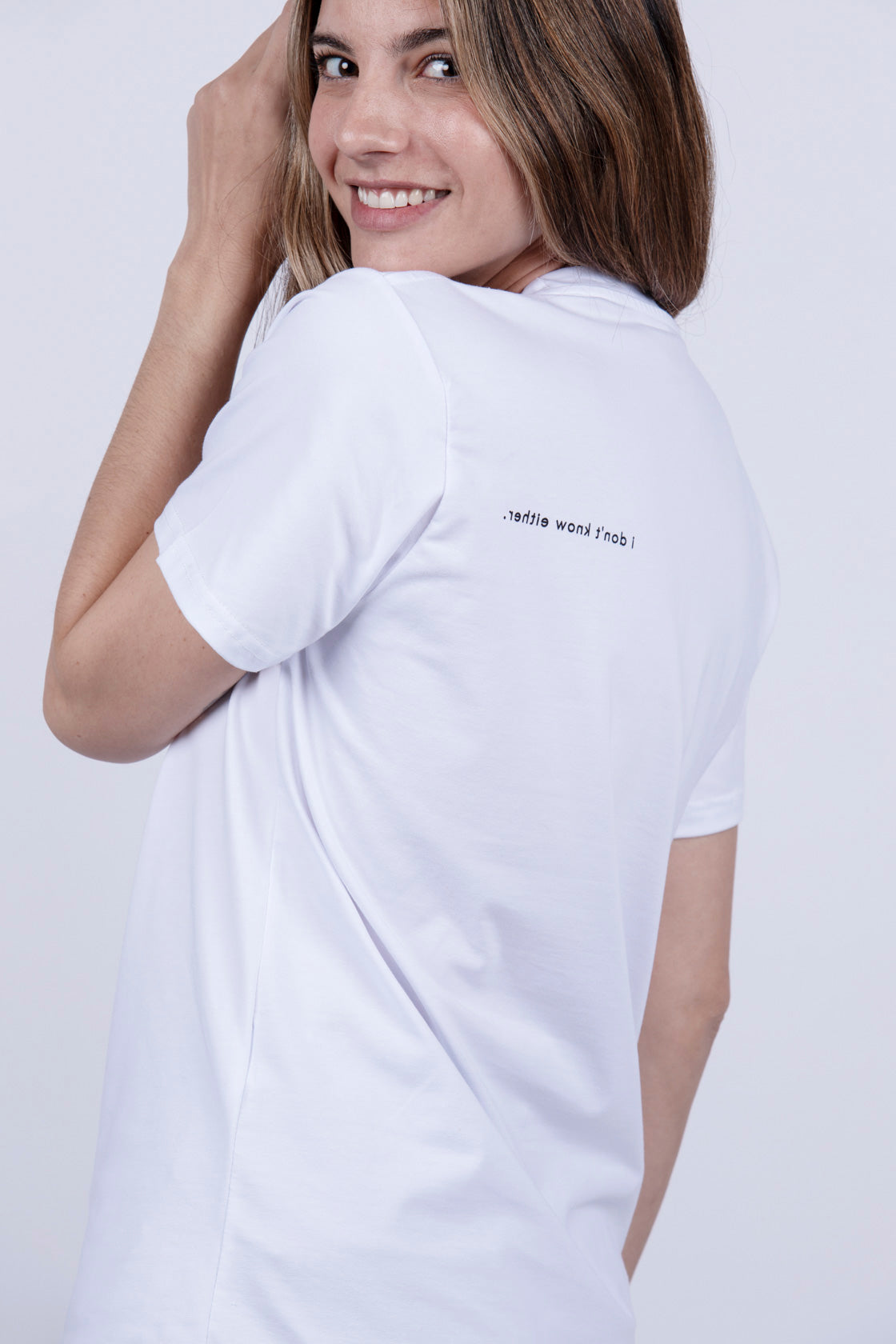 Camiseta ECO y ética I don't know either Tee